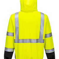Portwest Hi-Vis Two-Tone Zippered Hoodie UB315