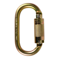 KStrong® Oval Quarter Turn Locking Steel Carabiner (ANSI)