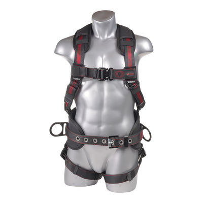 KStrong® Kapture™ Epic 5-Point Full Body Harness, Padded, 3 D-Rings, QC Chest and Legs (ANSI) - Ironworkergear