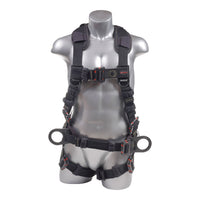KStrong® Kapture™ Element Arc Flash Rated 5-Point Full Body Harness Padded with Belt, 3 D-rings, Mating Buckle Legs and Chest (ANSI)