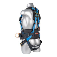 KStrong® Kapture™ Essential+ 5-Point FBH with Back Pad, TB Waist Belt and Legs, 3 D-rings (ANSI) - Ironworkergear