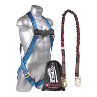 KStrong® Kapture™ Essential 3-Point Full Body Harness with 6′ Internal SAL with snap hooks, S-L (ANSI)