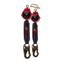 KStrong® Dual 6 ft. Micron™ SRL assembly with snap hooks (ANSI). Includes connector to attach to harness.
