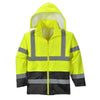 Portwest Hi-Vis Classic Contrast Rain Jacket - Ironworkergear
