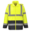 Portwest Hi-Vis Classic Contrast Rain Jacket - Ironworkergear