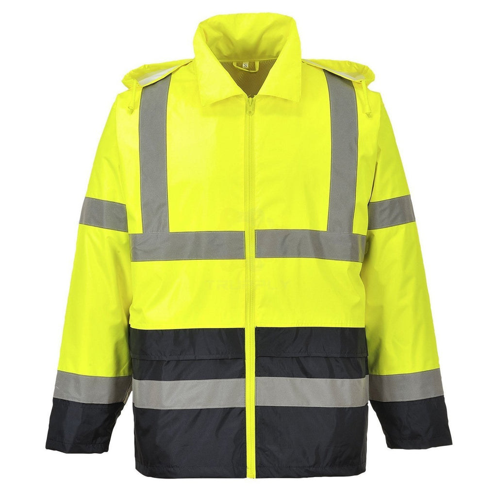 Portwest Hi-Vis Classic Contrast Rain Jacket - Ironworkergear
