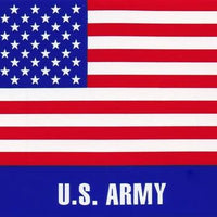 'U.S. Army' American Flag Hard Hat Sticker #HF-03