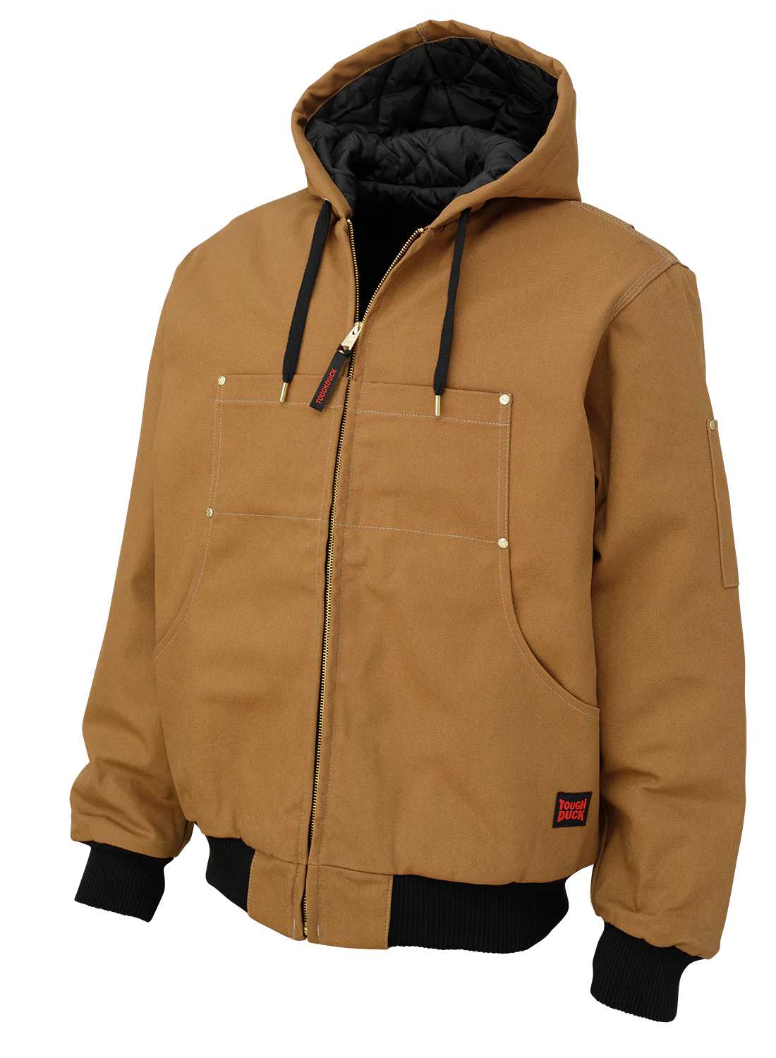 Tough Duck Women's Classic Hooded Duck Bomber Jacket