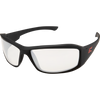 Edge Eyewear Brazeau Safety Glasses w/ Black Rubberized Frame