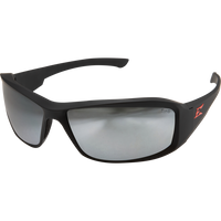 Edge Eyewear Brazeau Safety Glasses w/ Black Rubberized Frame - Ironworkergear