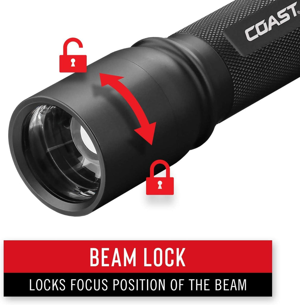 coast rechargeable long range focusing 1000 lumens flashlight COAST Rechargeable-Dual Power 1000 Lumen Flashlight XP9R
