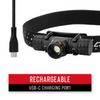 COAST Rechargeable Dual Power Headlamp XPH30R - Ironworkergear