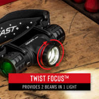 COAST Rechargeable Dual Power Headlamp XPH30R