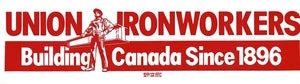 Union Ironworkers Building Canada Bumper Sticker