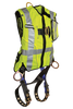 Falltech High-Vis Non-Belted Lime Vest Harness