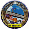 "Cowboys In the Sky" Premium Hardhat Sticker