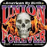 Union Forever Hard Hat Sticker