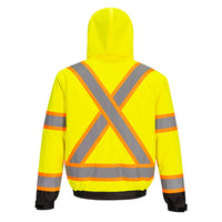 Portwest Hi-Vis X Back Contrast Tape Winter Bomber Jacket - Ironworkergear