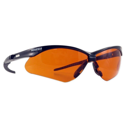 Nemesis Copper Blue Lens Safety Glasses #19642 - Ironworkergear