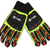 GOLDEN STAG HI VIZ IMPACT GLOVES 