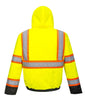 Portwest Hi-Vis Contrast Tape Bomber Jacket - US368 - Ironworkergear