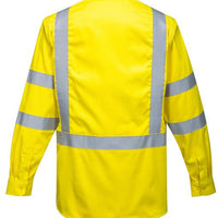 Portwest 88/12 BizFlame FR Hi-Viz Shirt FR95 - Ironworkergear