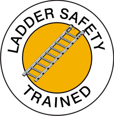 Ladder Safety Trained Hard Hat Marker