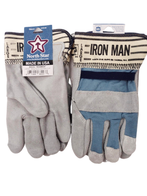 North Star "Ironman" Short Cuff Work Gloves #6822L - Ironworkergear