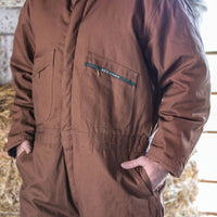 Key Polar King Saddle Brown Insulated Coveralls for Men #975.29