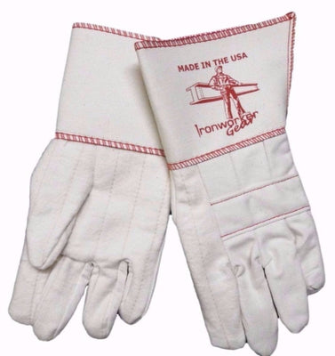 IronWorkerGear 'Iron Ox' Long Cuff Rigging Gloves - Ironworkergear