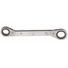 Just flip a switch to instantly reverse the ratcheting action on this Fully Reversible Ratcheting Offset Box Wrench from Klein Tools. Both ends are offset by 25˚ making them more convenient to use in confined spaces. The open sockets are also great on long bolts. A different size opening on each end is great for multiple applications.