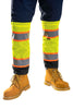 Portwest Hi Vis Leg Gaiters D.O.T. Striping - Ironworkergear