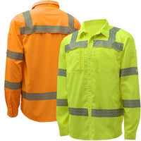 GSS Class 3 Lightweight Rip Stop Button Down Shirt With SPF 50 - Ironworkergear