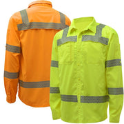 GSS Class 3 Lightweight Rip Stop Button Down Shirt With SPF 50 - Ironworkergear