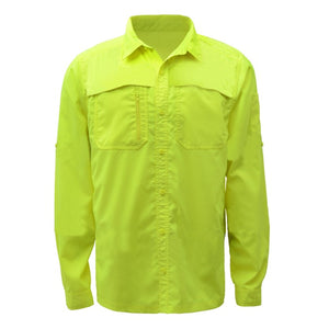 GSS Non-Ansi Lightweight Rip Stop Button Down Shirt With SPF 50 - Ironworkergear