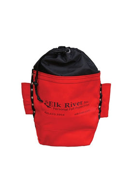 Elk River Bolt Bag In Red With Drawstrings And Belt Tunnel Loop #84521