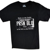 Prison Blues USA License Plate T-Shirt-Clearance - Ironworkergear