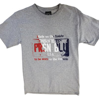 Prison Blues USA License Plate T-Shirt-Clearance - Ironworkergear