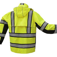GSS Safety Onyx Class 3 Rip-stop Rain Coat