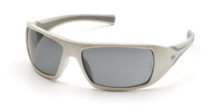 Pyramex Goliath White Gray Lens Safety Glasses #SW5620D - Ironworkergear