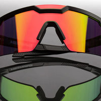 Heat Wave Future Tech Sunglasses: Black Frame Savage Spectrum Z87+