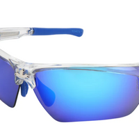 MCR Dominator™ DM3 Series Safety Glasses with Polarized Blue Mirror Lenses - Ironworkergear