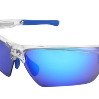 MCR Dominator™ DM3 Series Safety Glasses with Polarized Blue Mirror Lenses