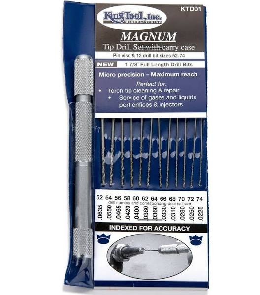 King Tool Premium Magnum Tip Drill Set #KTD01 - Ironworkergear