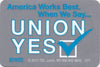'Union YES...' Hard Hat Sticker #UY1