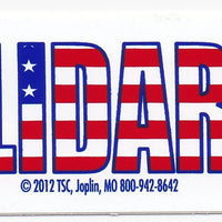 'Solidarity' Bumper Sticker #BP320 - Ironworkergear