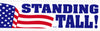 'Standing Tall' Bumper Sticker #BP315 - Ironworkergear