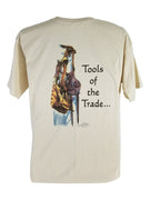 "Tools of the Trade" Ironworker's Natural Tan T-Shirt - Ironworkergear