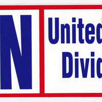 'UNION:  United We Bargain/Divided We Beg' Bumper Sticker #BP306