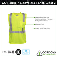 Cordova Safety COR-BRITE®, Type R, Class 2, Sleeveless Shirt #V421 - Ironworkergear